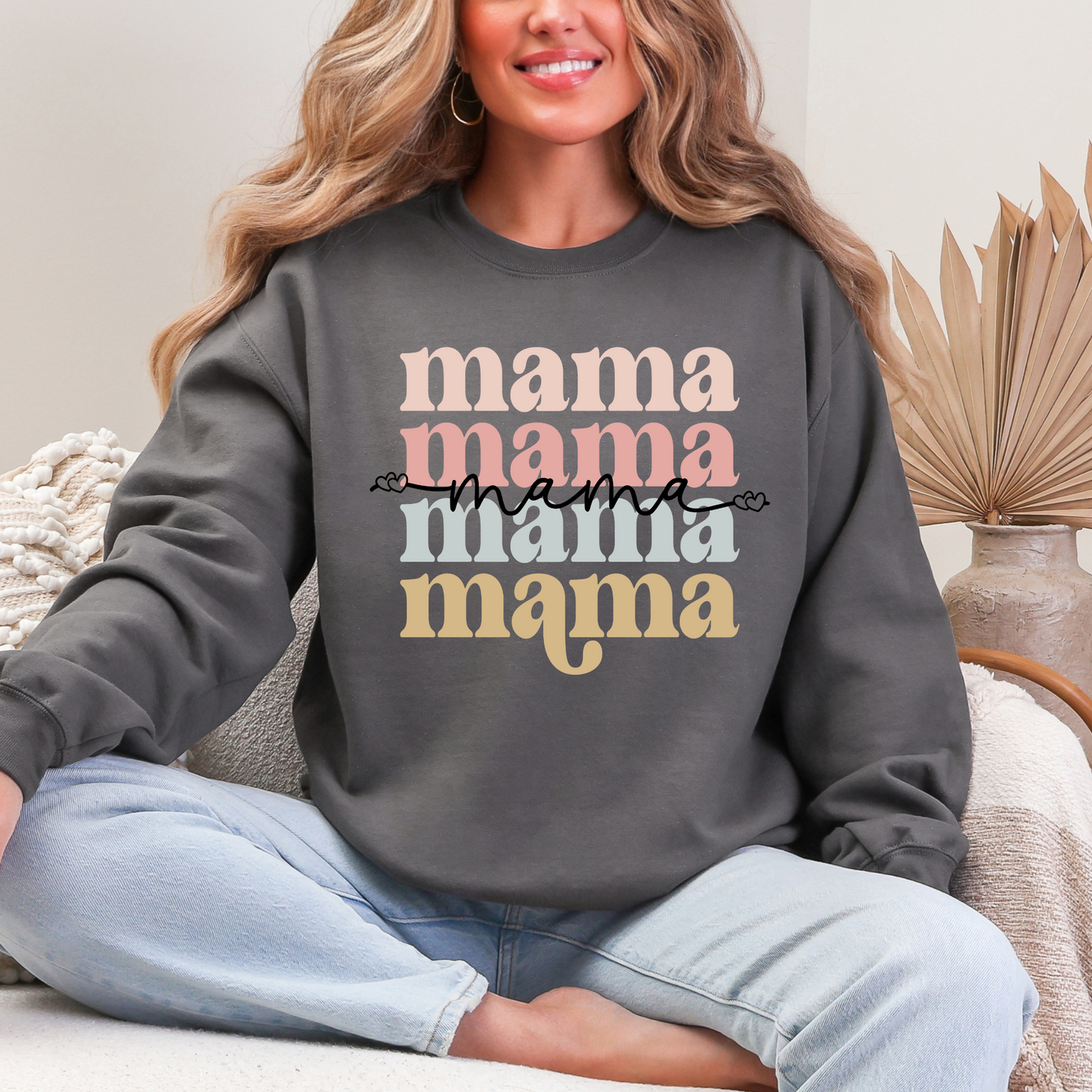 Retro Mama Sweatshirt, Retro Mama Shirt, Mama Sweatshirt, New Mom Gift, Gift For Mom, Boho Mama Sweatshirt, Mothers Day Gift,