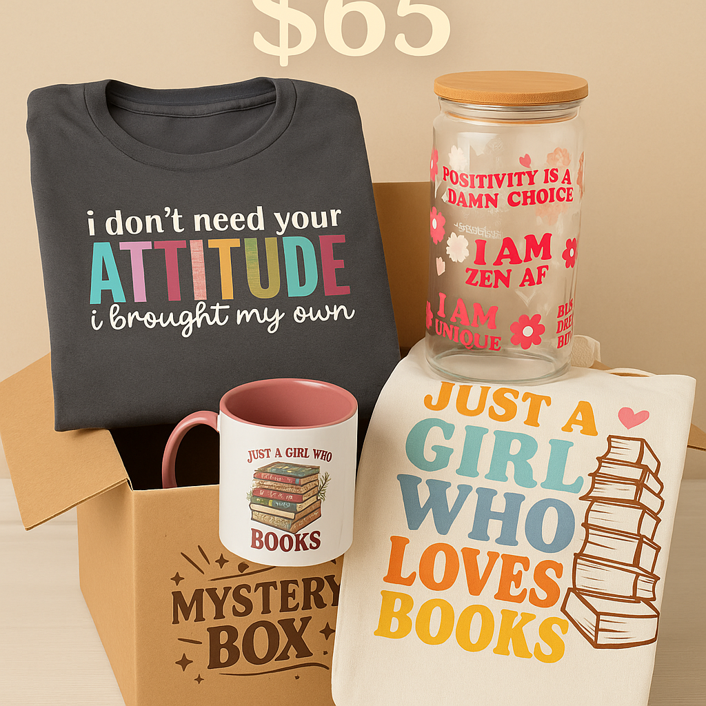 Mystery Box – $65 (3–4 Surprise Lifestyle Items)