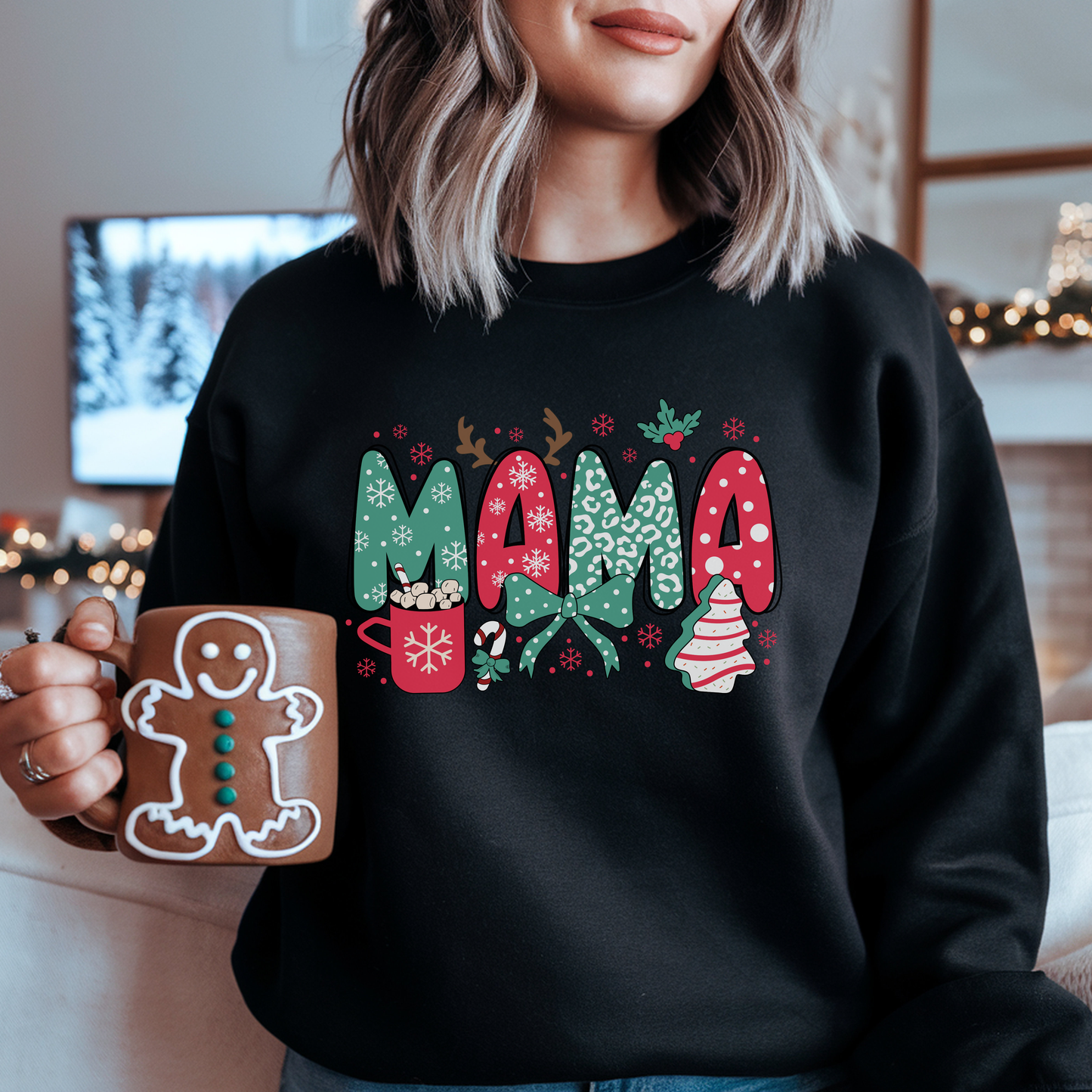 Mama Festive & Cute Christmas Sweater