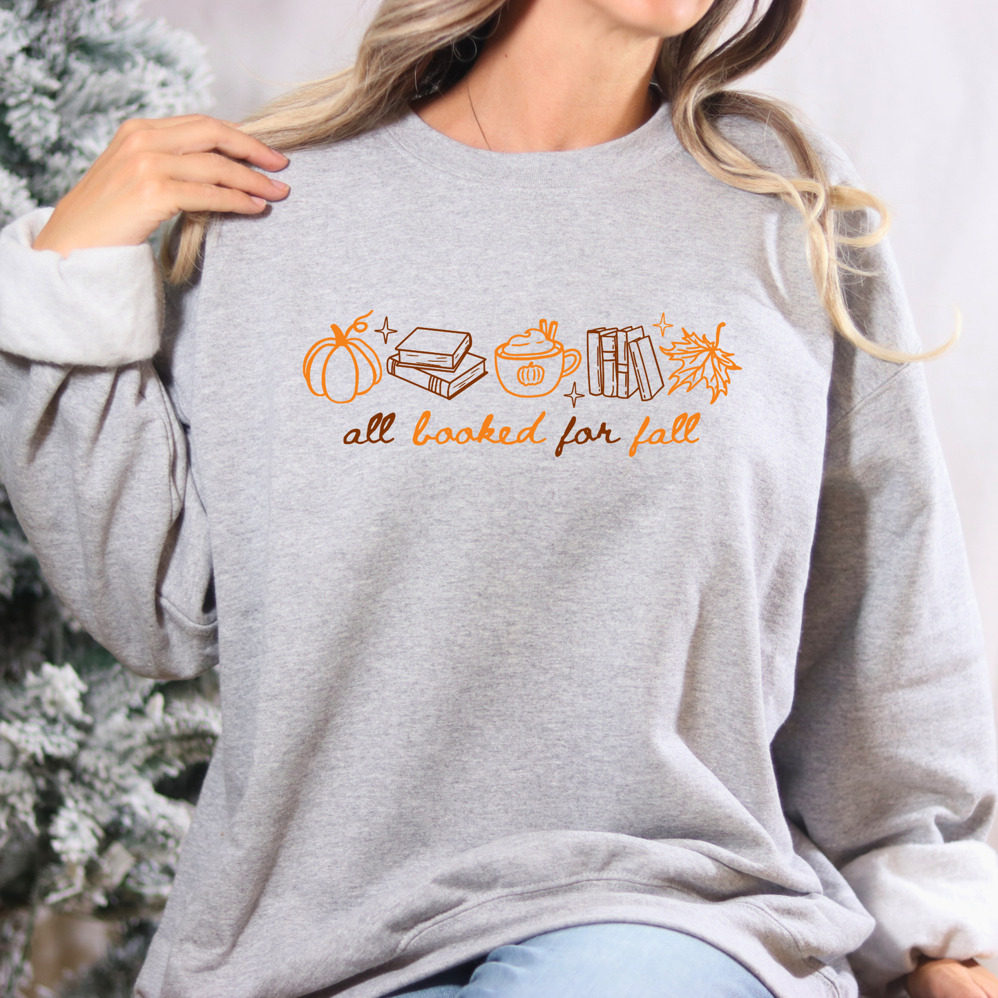 All Booked for Fall Minimalist Cozy Sweatshirt
