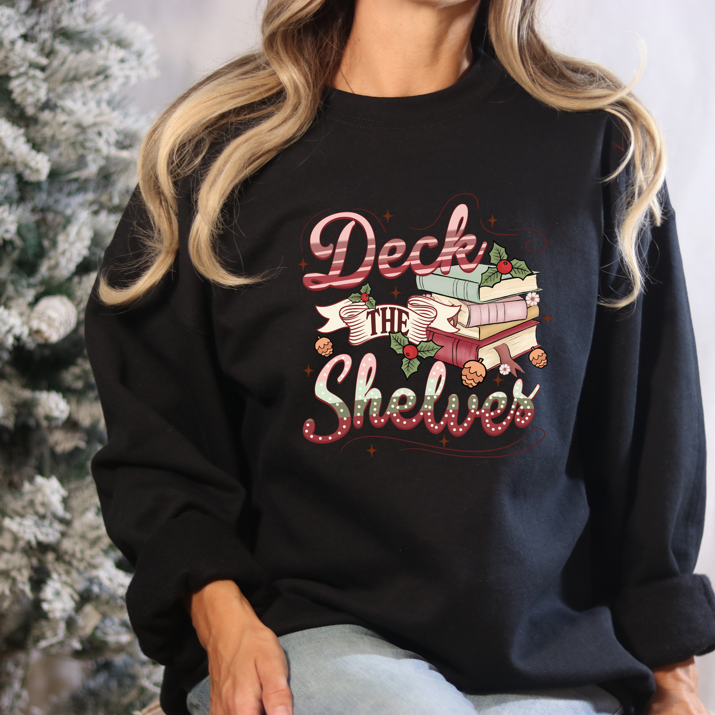 Bookish Holiday Humor Christmas Sweater