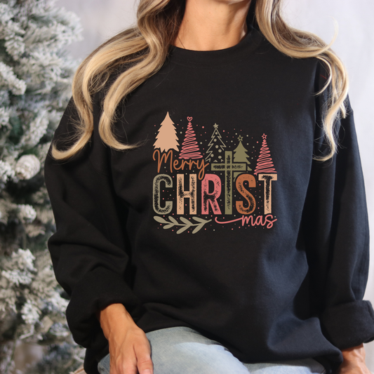 Christian Christmas Sweater – Black