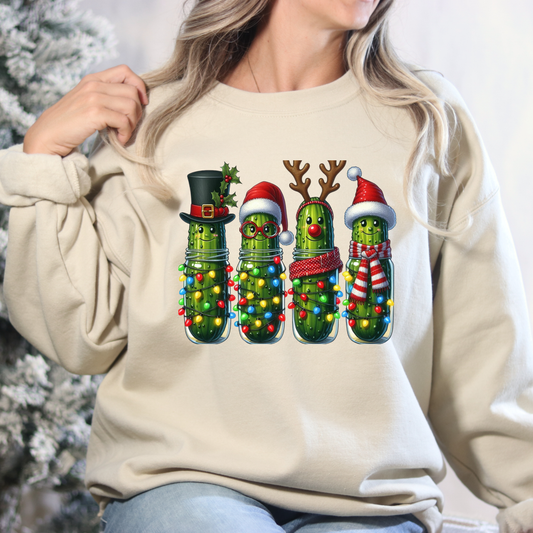 Christmas Pickles Festive Sweater