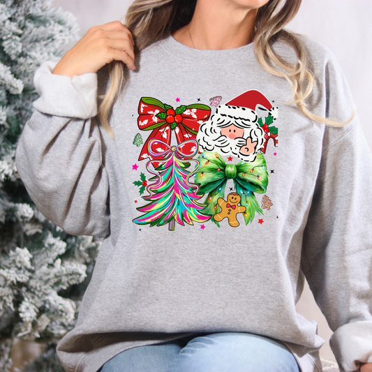 Christmas Doodles Art Christmas Sweater_ Ash