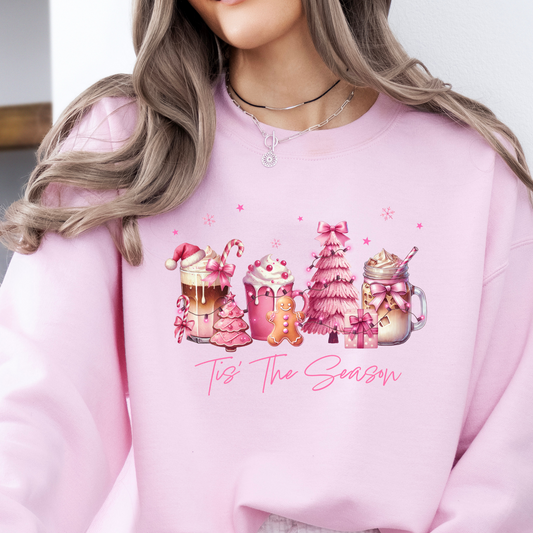 Pink Festive Christmas Sweater – Cute & Cozy