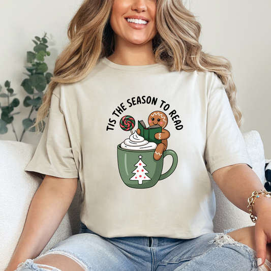 Tis The Season to Read Tee Christmas tshirt
