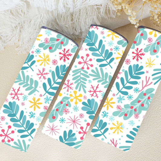 Winter Inspired Cute Insulated Tumbler - 20 oz